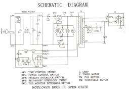 Onn OM001 900W Microwave schematics/Was glued to the inside of the oven/Serial: 079-52050603866 10300/Barcode: 27651261 Onn OM001 900W Microwave schematics/Was glued to the inside of the oven/Serial: 079-52050603866 10300/Barcode: 27651261